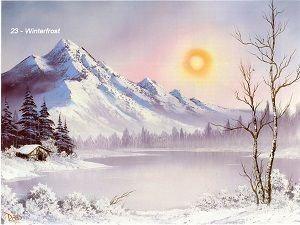 Malen wie Bob Ross&reg;: Winterfrost, Bild: &copy;Petzoldt