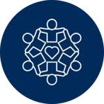Icon Vielfalt Menschen und Herz