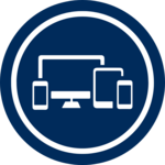 Icon digitaler Wandel Handy PC