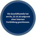 Das vhs Büro hat am 22.10. geschlossen.